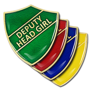 Deputy Head Girl Shield Badge by School Badges UK