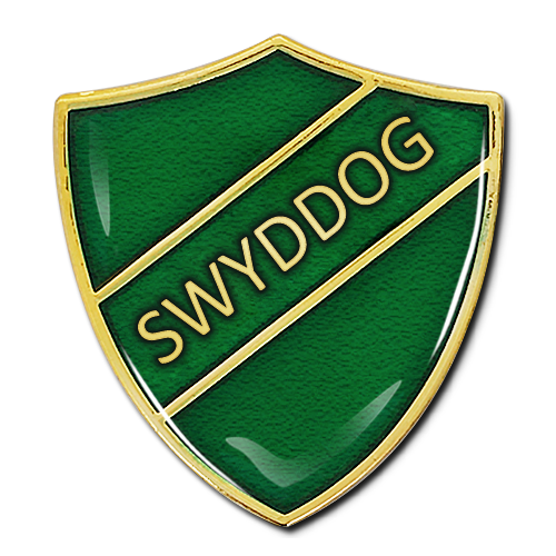 Swyddog Shield Badge by School Badges UK