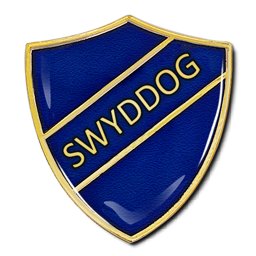 Swyddog Shield Badge by School Badges UK