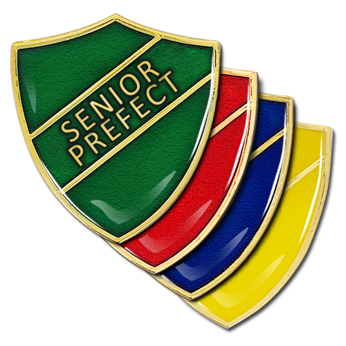 Senior Prefect Shield Badge by School Badges UK