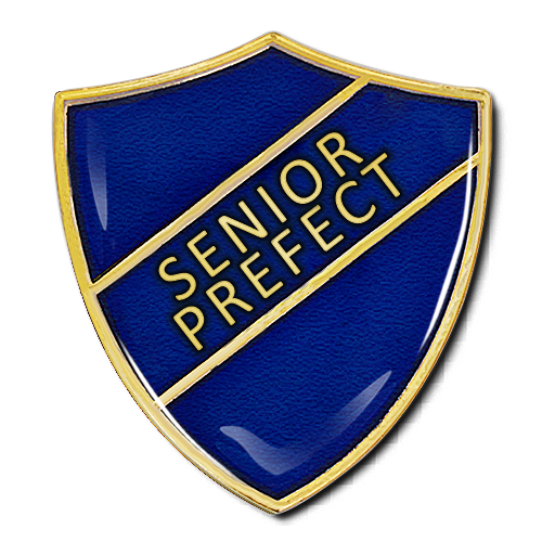 Senior Prefect Shield Badge by School Badges UK