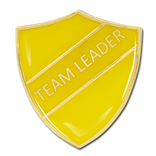 Team Leader Shield Badge - School Badges UK