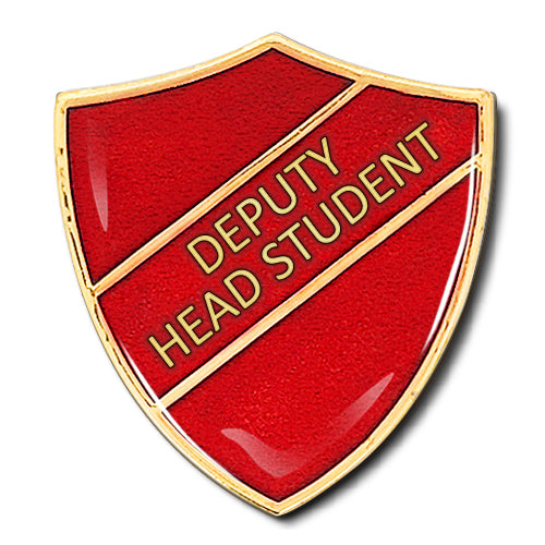 Deputy Head Student Shield Badge by School Badges UK