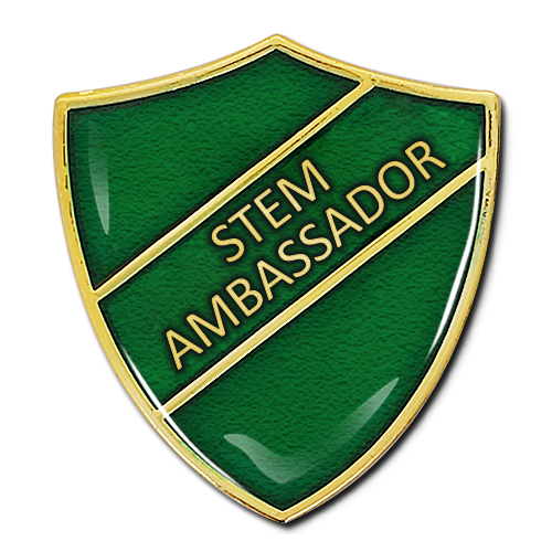 Stem Ambassador Shield Badge by School Badges UK