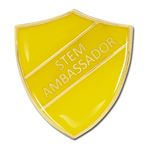 Stem Ambassador Shield Badge by School Badges UK