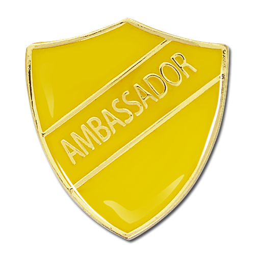 Ambassador Shield Badge by School Badges UK