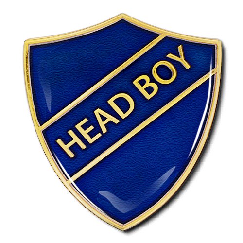 Head Boy Shield Badge by School Badges UK
