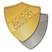 School Council Metal Shield Badge by School Badges UK