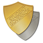 Student Governor Metal Shield Badge by School Badges UK