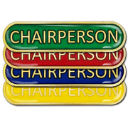 Chairperson Bar Badge by School Badges UK