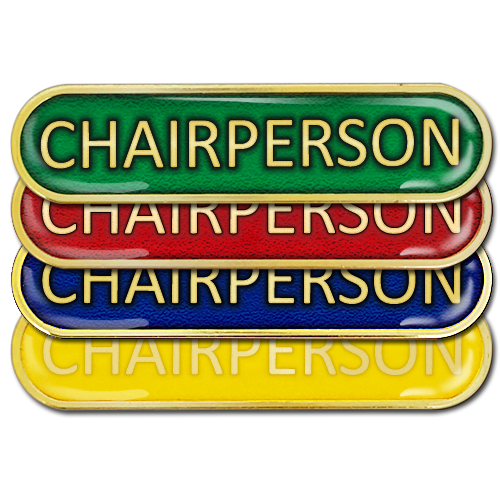 Chairperson Bar Badge by School Badges UK
