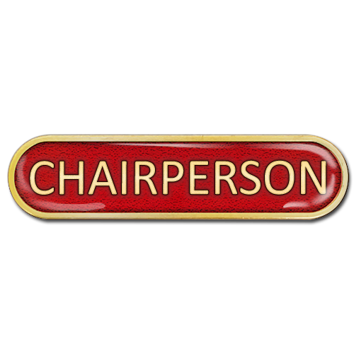 Chairperson Bar Badge by School Badges UK