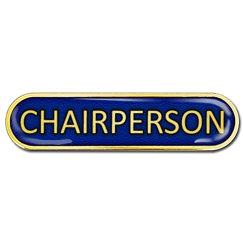 Chairperson Bar Badge by School Badges UK