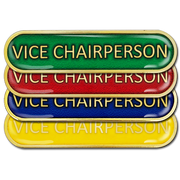 Vice Chairperson Bar Badge by School Badges UK