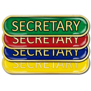 Secretary Bar Badge by School Badges UK