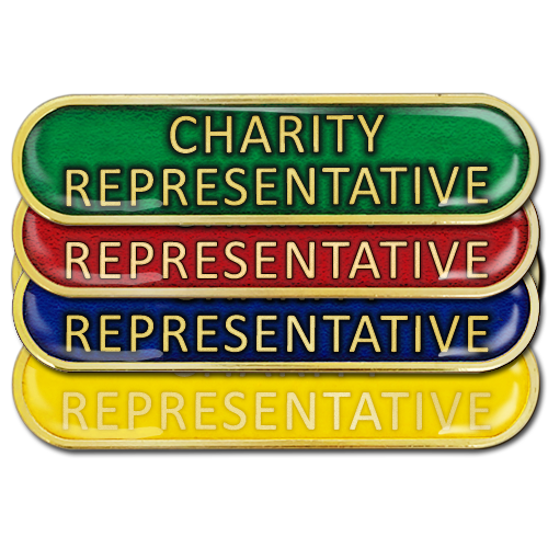 Charity Representative Bar Badge by School Badges UK