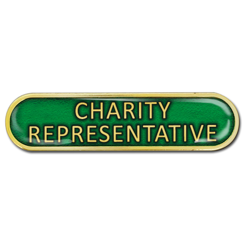Charity Representative Bar Badge by School Badges UK