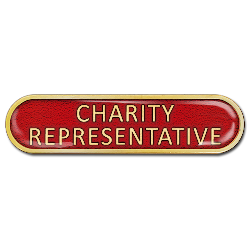 Charity Representative Bar Badge by School Badges UK
