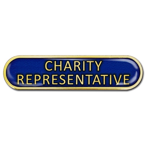 Charity Representative Bar Badge by School Badges UK