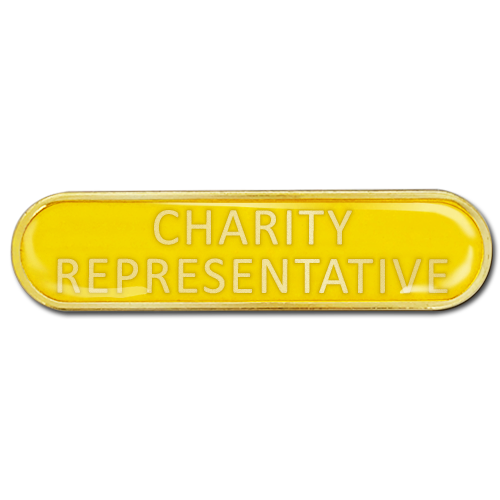 Charity Representative Bar Badge by School Badges UK