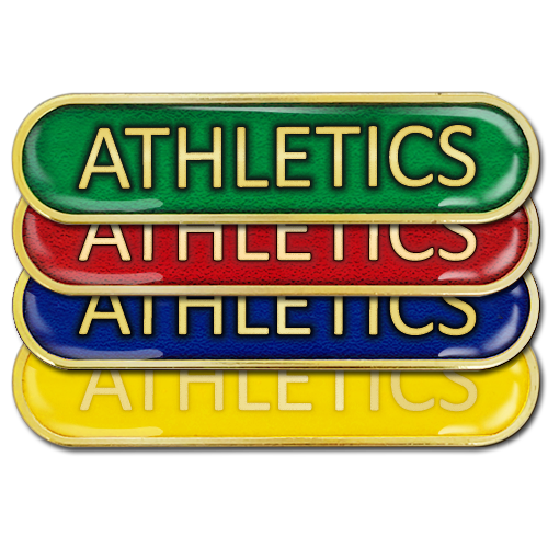 Athletics Bar Badge by School Badges UK