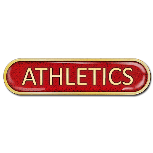 Athletics Bar Badge by School Badges UK