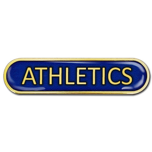 Athletics Bar Badge by School Badges UK