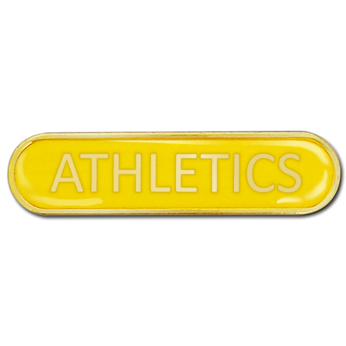 Athletics Bar Badge by School Badges UK