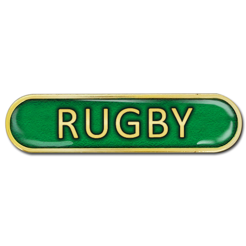 Rugby Bar Badge by School Badges UK