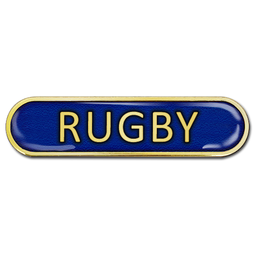 Rugby Bar Badge by School Badges UK
