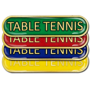 Table Tennis Bar Badge by School Badges UK
