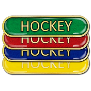 Hockey Bar Badge by School Badges UK
