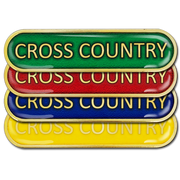Cross Country Bar Badge by School Badges UK