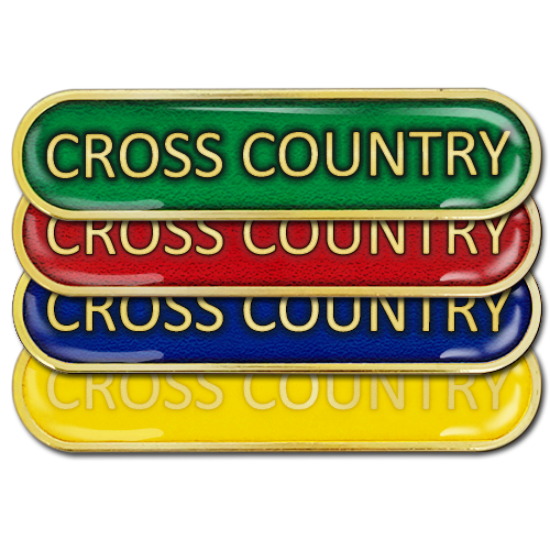 Cross Country Bar Badge by School Badges UK