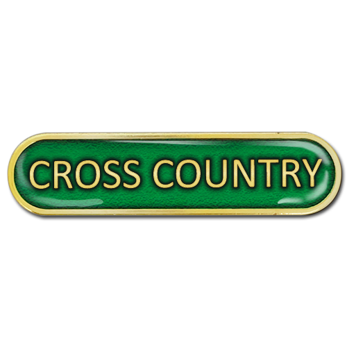 Cross Country Bar Badge by School Badges UK