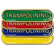 Trampolining Bar Badge by School Badges UK