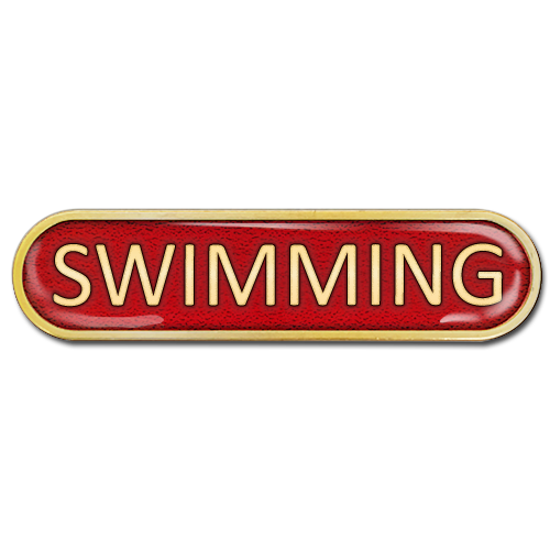 Swimming Bar Badge by School Badges UK