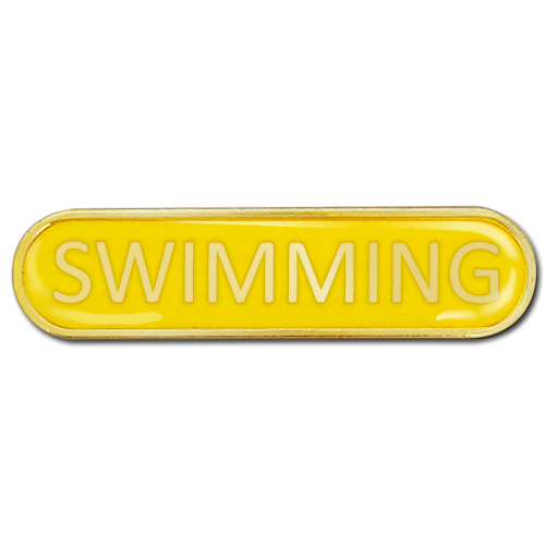 Swimming Bar Badge by School Badges UK