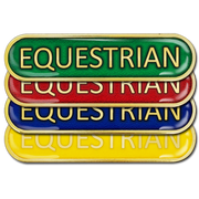 Equestrian Bar Badge by School Badges UK