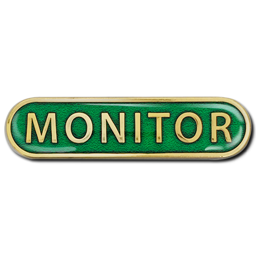 Monitor Bar Badge by School Badges UK