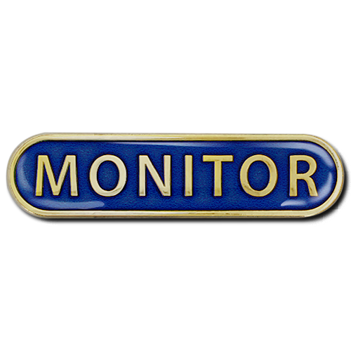 Monitor Bar Badge by School Badges UK