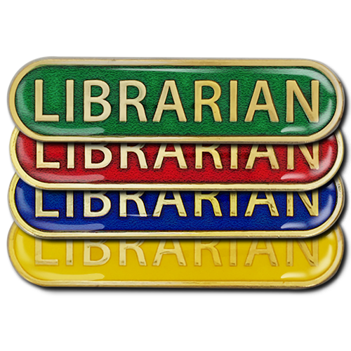 Librarian Bar Badge by School Badges UK