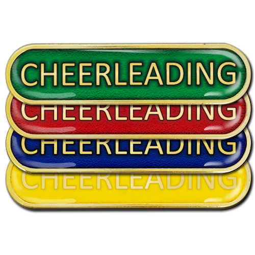Cheerleading Bar Badge by School Badges UK