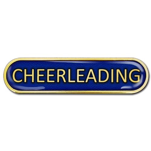 Cheerleading Bar Badge by School Badges UK