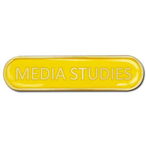 Media Studies Bar Badge by School Badges UK