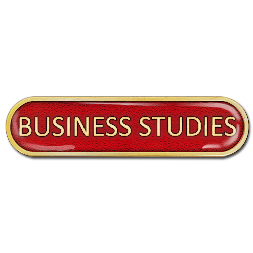 Business Studies Bar Badge by School Badges UK