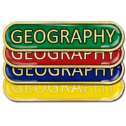 Geography Bar Badge by School Badges UK