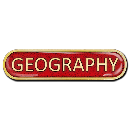Geography Bar Badge by School Badges UK