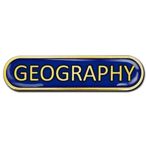 Geography Bar Badge by School Badges UK