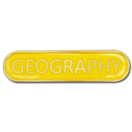 Geography Bar Badge by School Badges UK